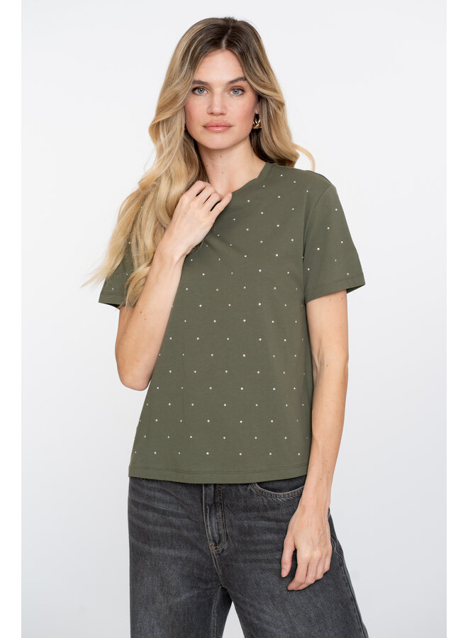 52562-47 530 Geisha T-shirt oil stones green