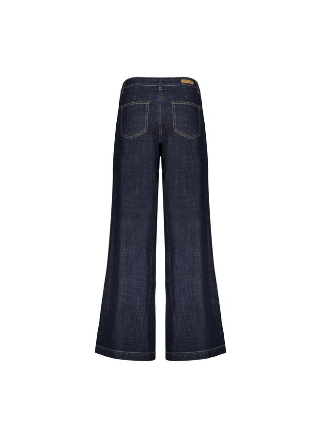 51506-10 880 Geisha Jeans pleads dark blue denim