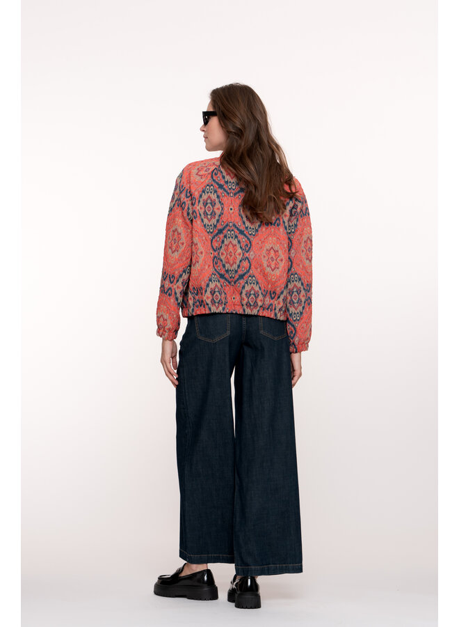 51506-10 880 Geisha Jeans pleads dark blue denim