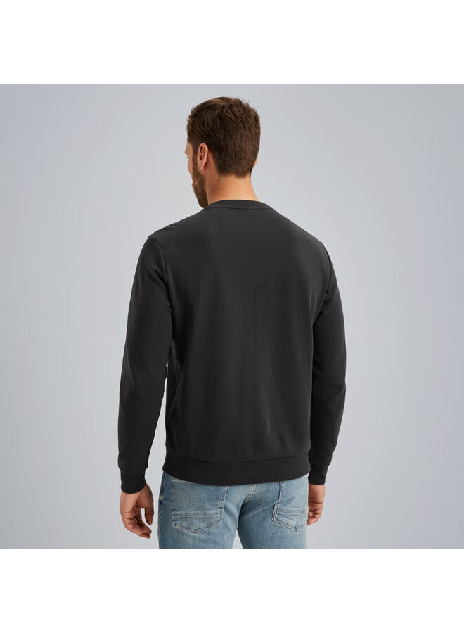 PSW2506421 9140 PME Legend Crewneck interlock light sweat Obsidian