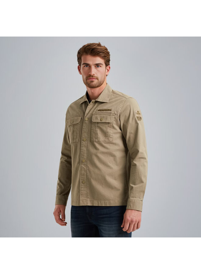 PSI2506240 6391 PME Legend Long Sleeve Shirt Ctn/elastane Cavalry Twill Silver Sage