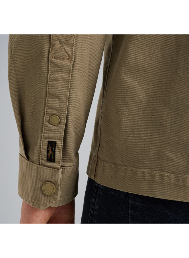 PSI2506240 6391 PME Legend Long Sleeve Shirt Ctn/elastane Cavalry Twill Silver Sage