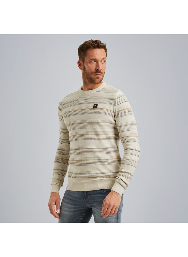 PKW2506313 7011 PME Legend R-neck structured stripe Birch