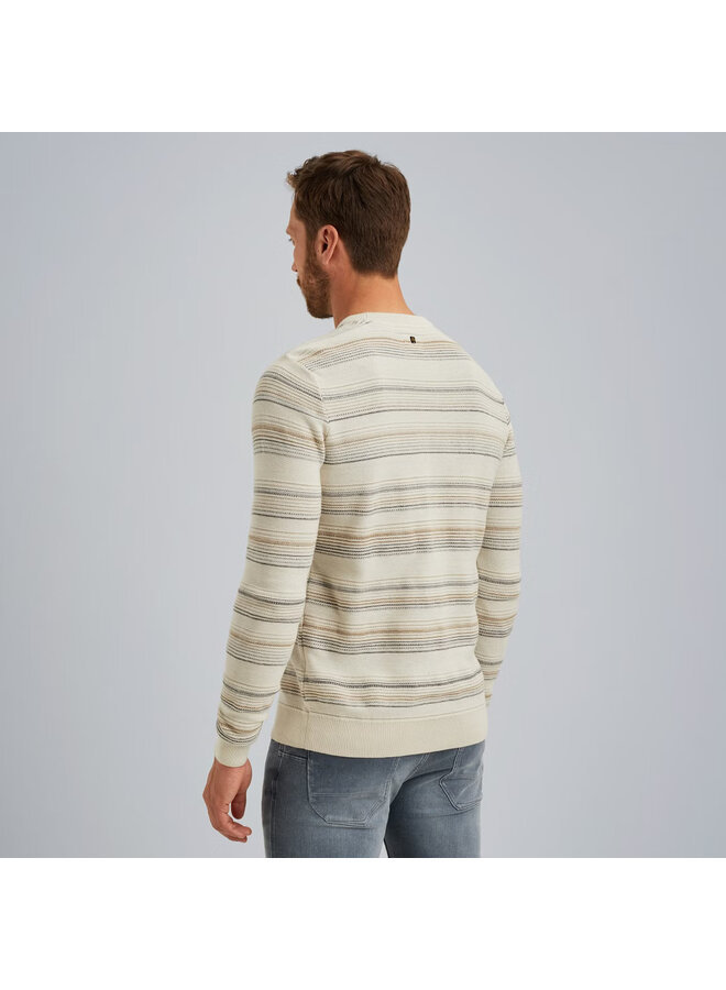 PKW2506313 7011 PME Legend R-neck structured stripe Birch