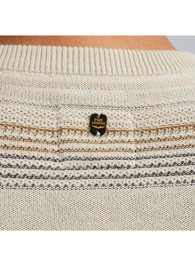 PKW2506313 7011 PME Legend R-neck structured stripe Birch