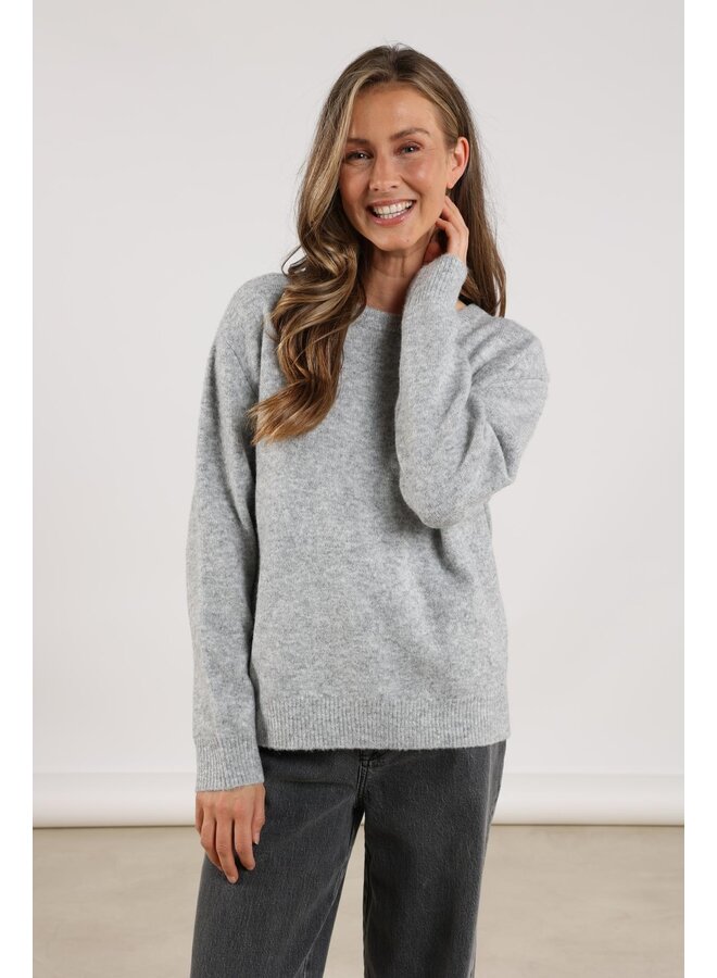 NKF03001 21 Nukus Kate Pullover Light grey