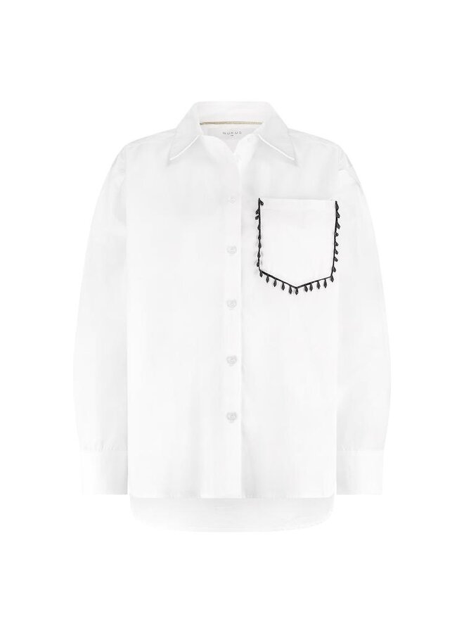 NKF02072 17 Nukus Laure Blouse Embroidery Off White