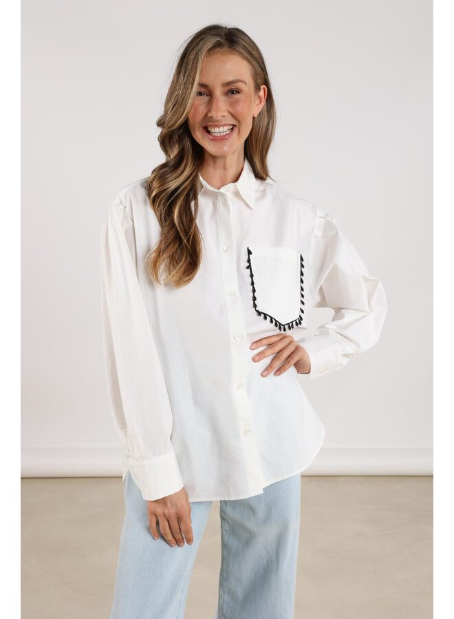 NKF02072 17 Nukus Laure Blouse Embroidery Off White