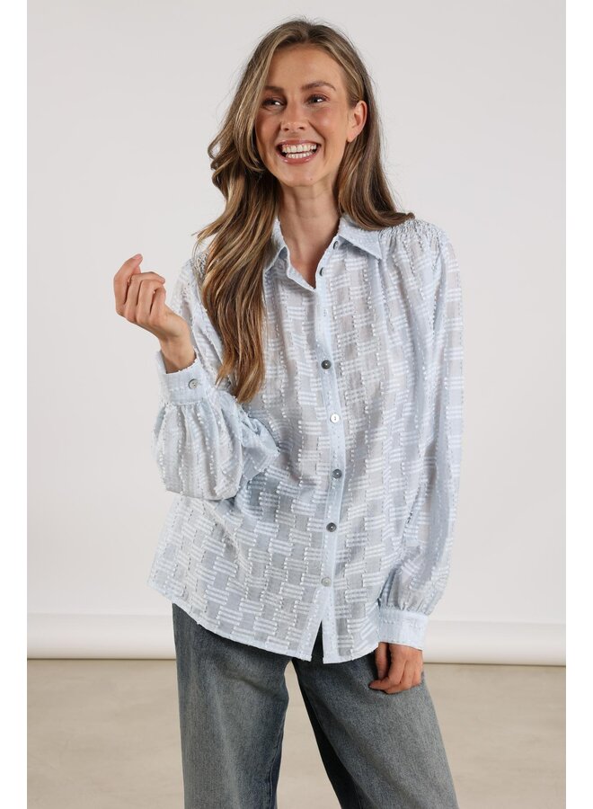 NKF02028 265 Nukus Fenne Blouse Ice
