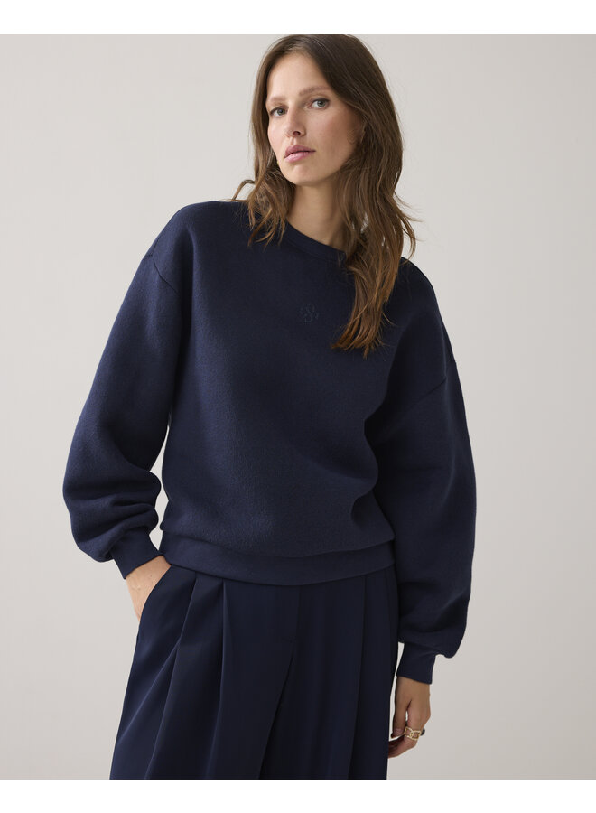 Hamburg-30413 495 Summum Sweatshirt Soft sweat  Midnightblue
