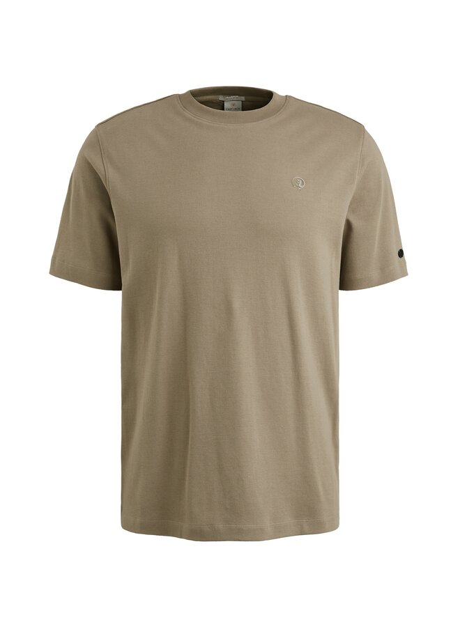 CTSS2508588 8025 Cast Iron Short sleeve r-neck regular fit interlock Brindle