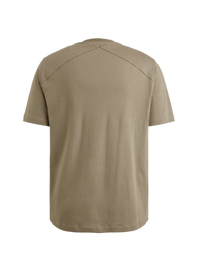 CTSS2508588 8025 Cast Iron Short sleeve r-neck regular fit interlock Brindle