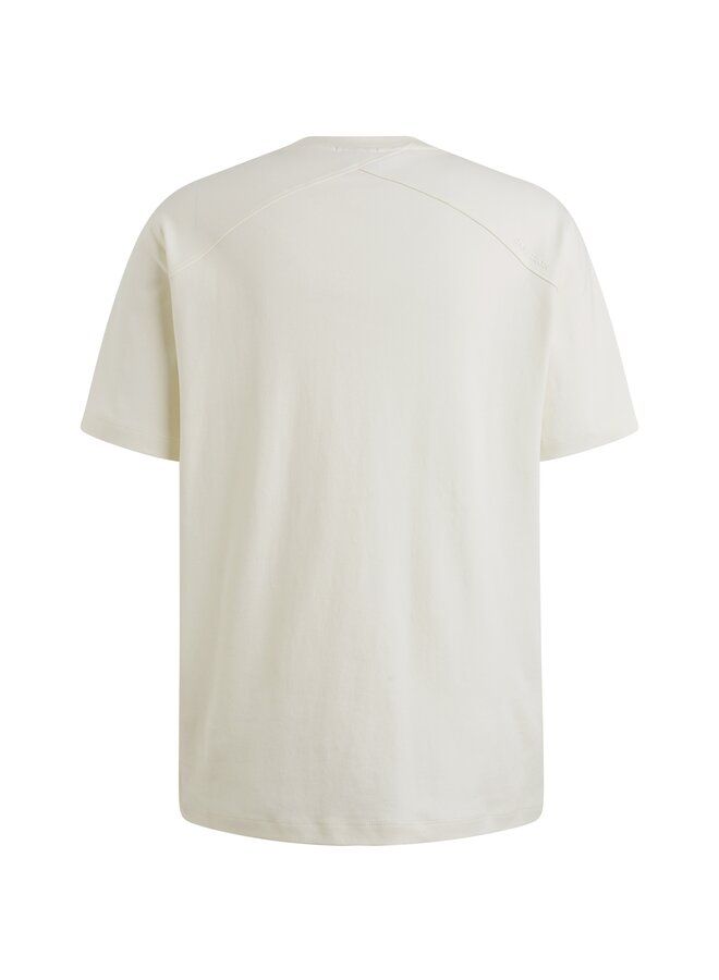 CTSS2508588 7002 Cast Iron Short sleeve r-neck regular fit interlock Snow White