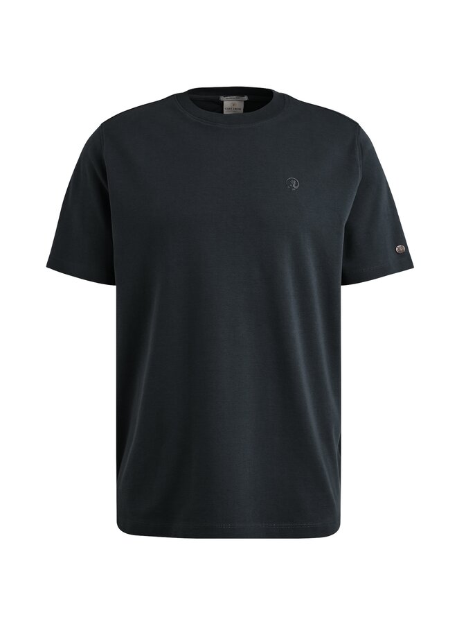 CTSS2508588 5442 Cast Iron Short sleeve r-neck regular fit interlock Sea Storm