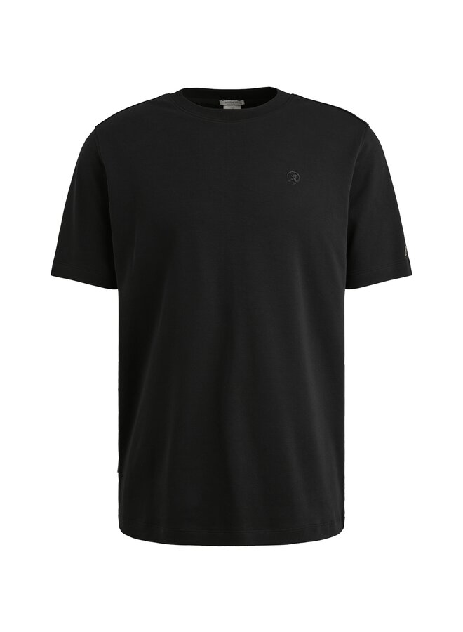 CTSS2508588 999 Cast Iron Short sleeve r-neck regular fit interlock Black