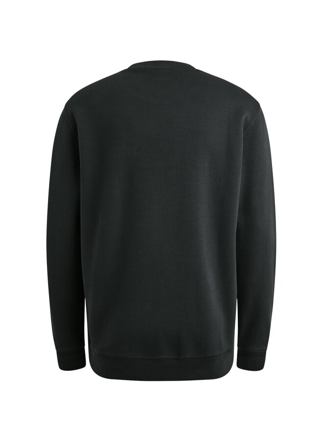 CSW2508431 5442 Cast Iron Long sleeve r-neck regular fit twill Sea Storm