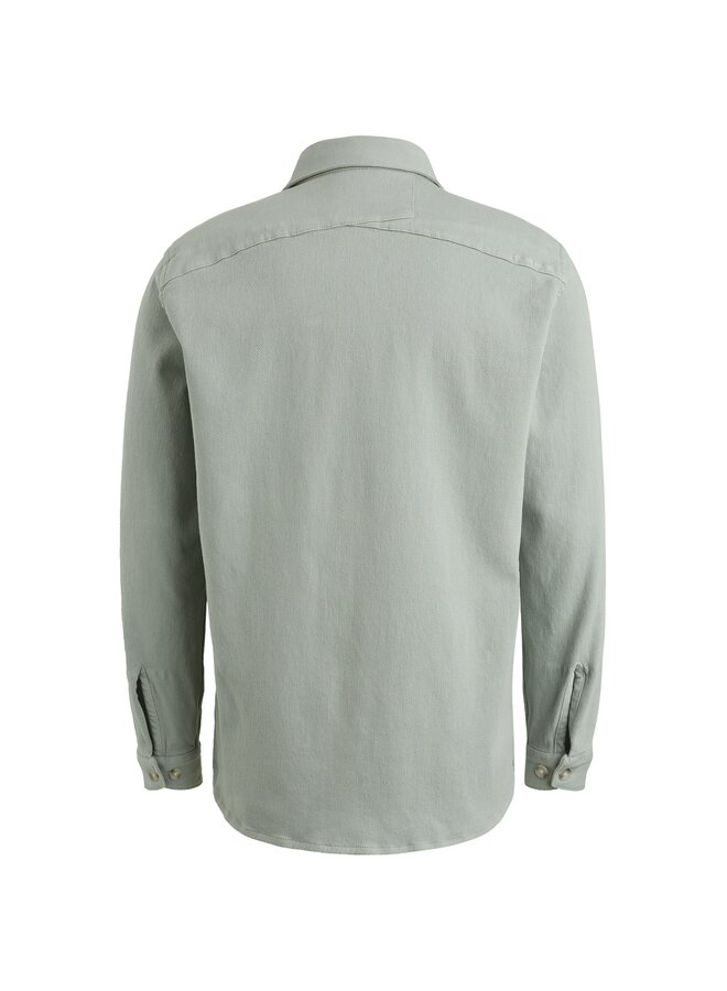 CSI2508207 9040 Cast Iron Long Sleeve Shirt Twill Stretch Puritan Gray