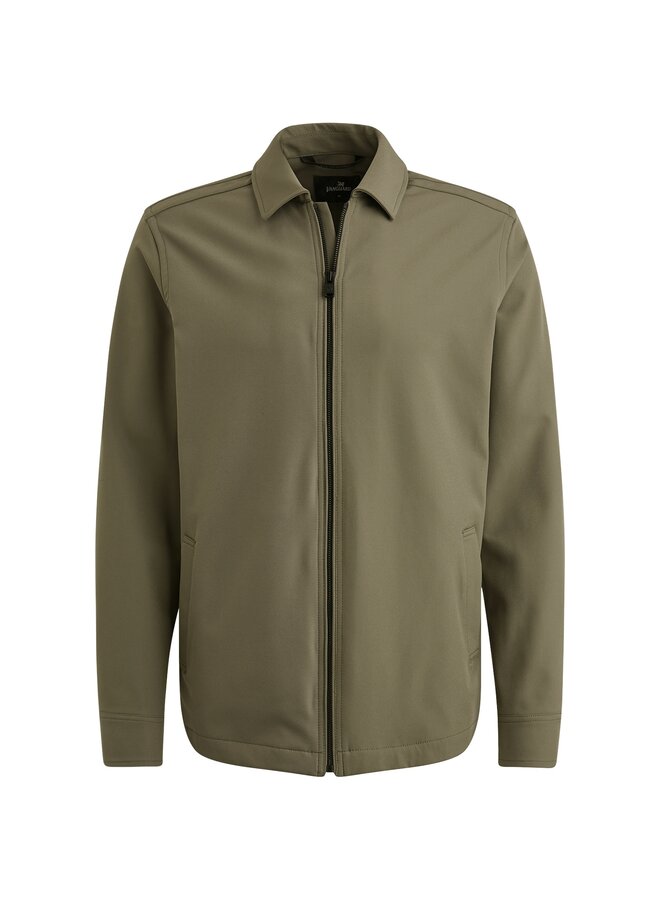 VSI2508204 6497 Vanguard LONG SLEEVE SHIRT Bi Stretch suit seperate Tea Leaf