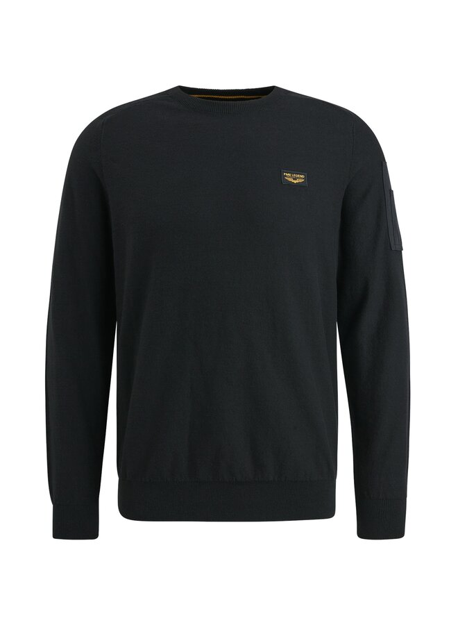 PKW0000332 999 PME Legend R-Neck American Classic single jersey knit Black