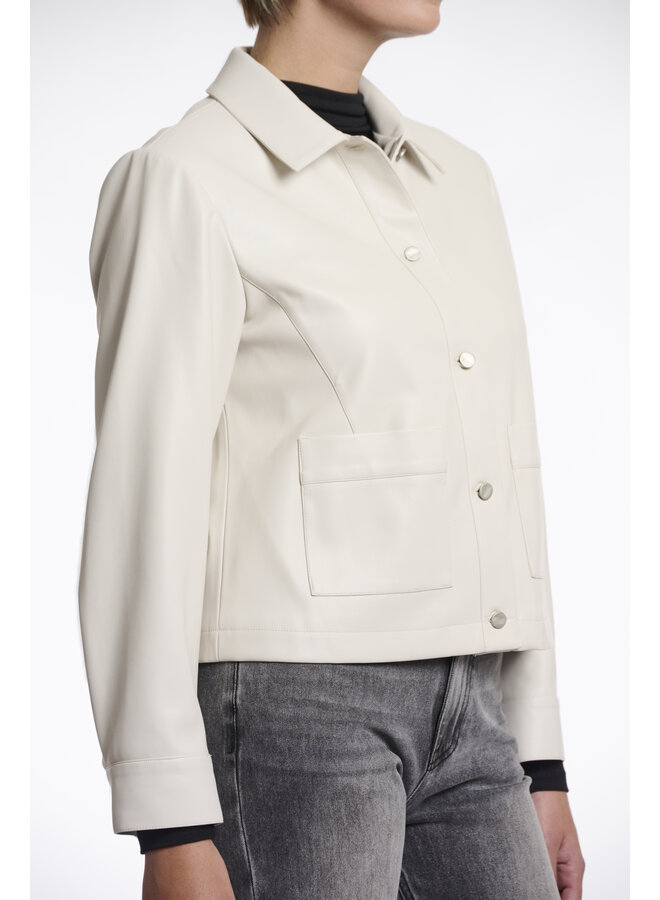 Annicka.7502511 Rino en Pelle Faux leather jacket Birch