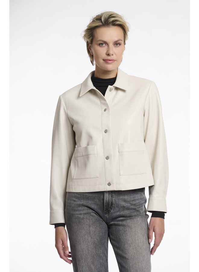 Annicka.7502511 Rino en Pelle Faux leather jacket Birch