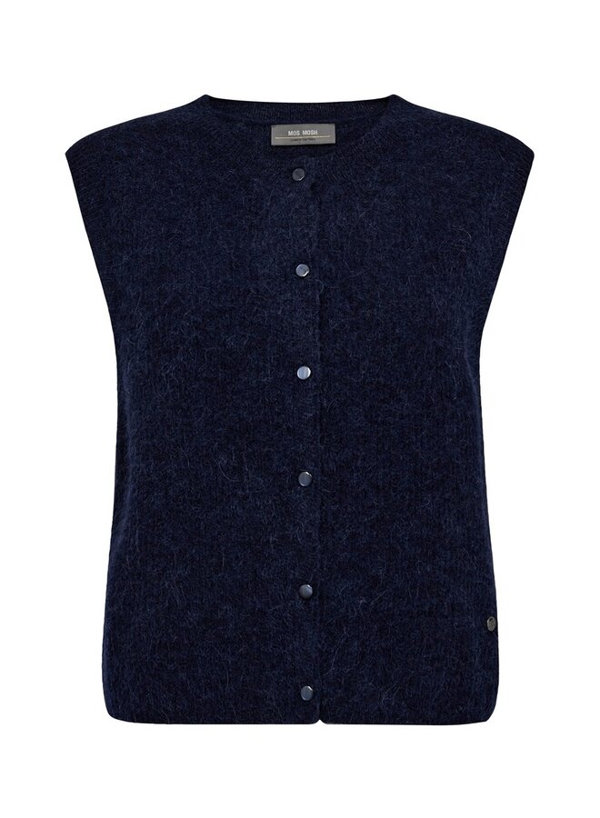 173060 241 MosMosh MM Almine Thora Knit Vest Maritime Blue
