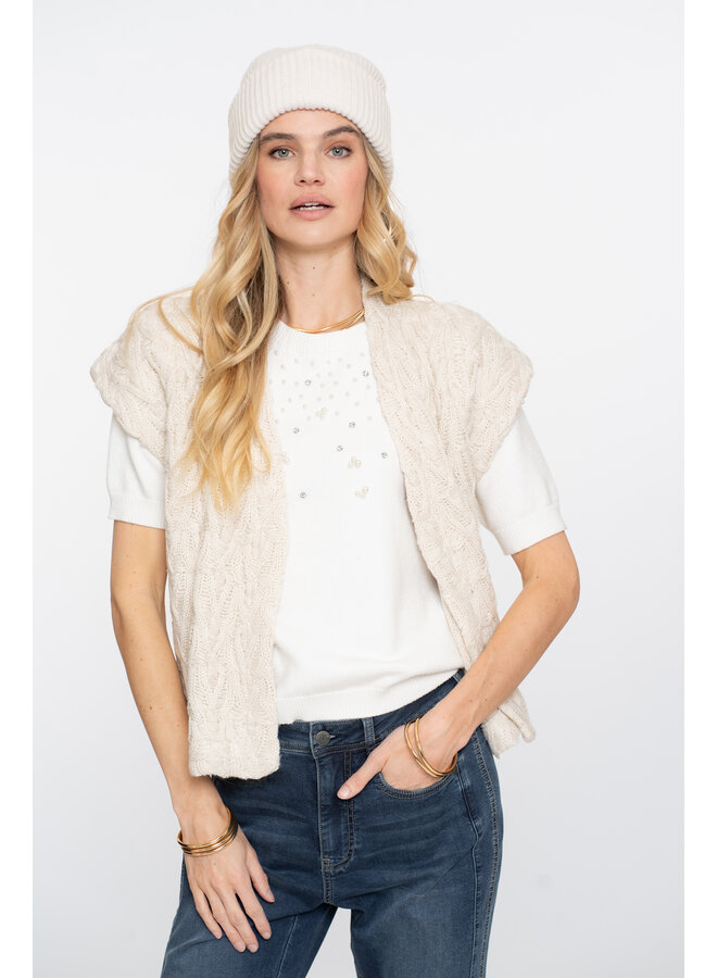 54508-10 010 Geisha Pull pearls off-white