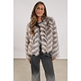 NKF13089 309 Nukus Lori Jacket Zigzag Offwhite/grey