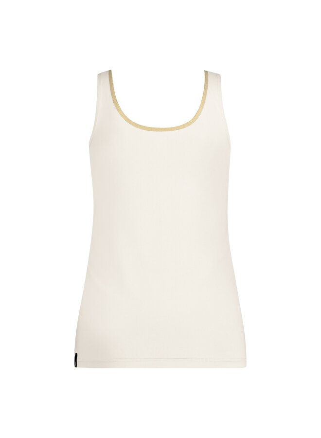 NKS06001 126 Nukus Juba Singlet Off White-Gold