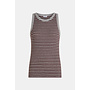 W25F1718-STM 83m-351 Penn&Ink Singlet stripe melange grey mel. aubergine