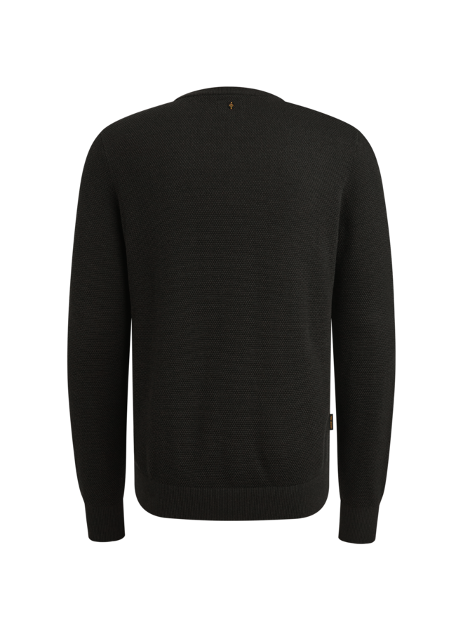 PKW0000334 999 PME Legend R-neck cotton modal Black