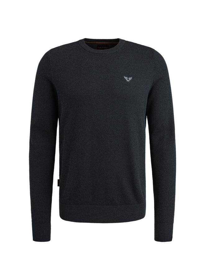 PKW0000334 5281 PME Legend R-neck cotton modal Salute Navy