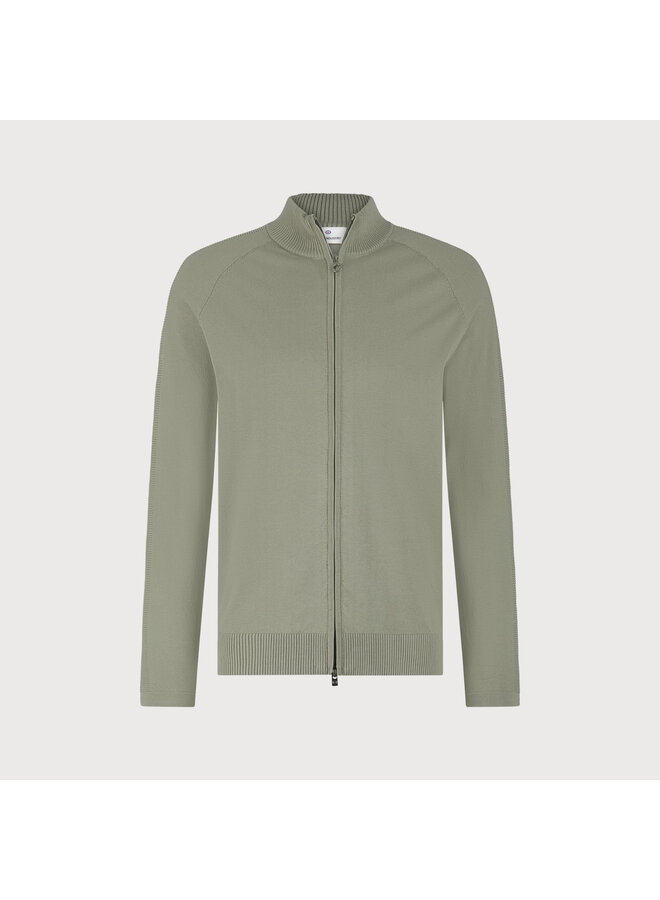 KBIW25-M9 Blue Industry cardigan KHAKI