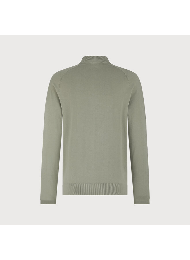 KBIW25-M9 Blue Industry cardigan KHAKI