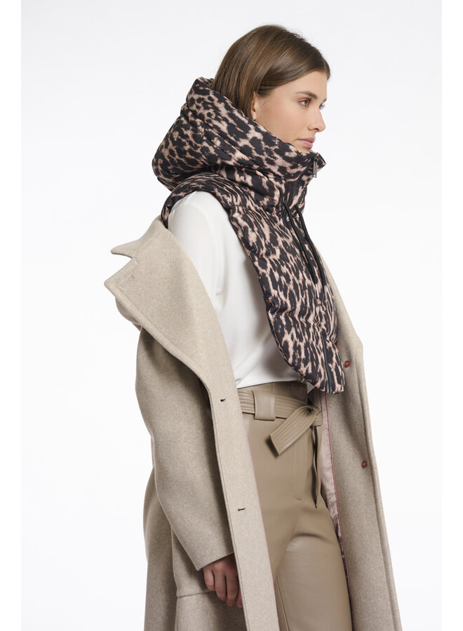 Tabita.7012512 Rino en Pelle Padded bib  Leopard