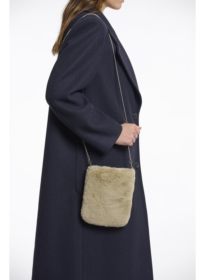 Doxy.7002512 Rino en Pelle Small faux fur shoulderbag  Green mist