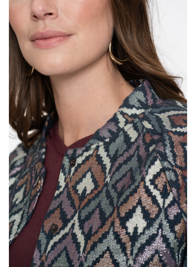 55710-20 625 Geisha Jacket print blue