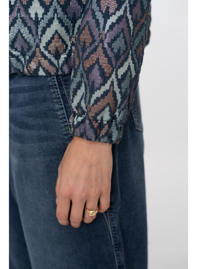 55710-20 625 Geisha Jacket print blue