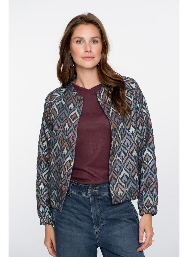 55710-20 625 Geisha Jacket print blue