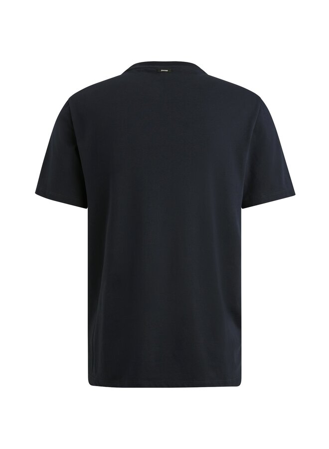 VTSS2508550 5073 Vanguard Short sleeve r-neck cotton elastan jersey Sky Captain