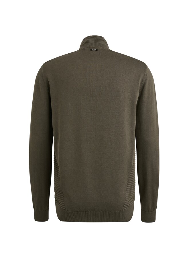 VKC2508354 6497 Vanguard Zip jacket cotton modal Tea Leaf