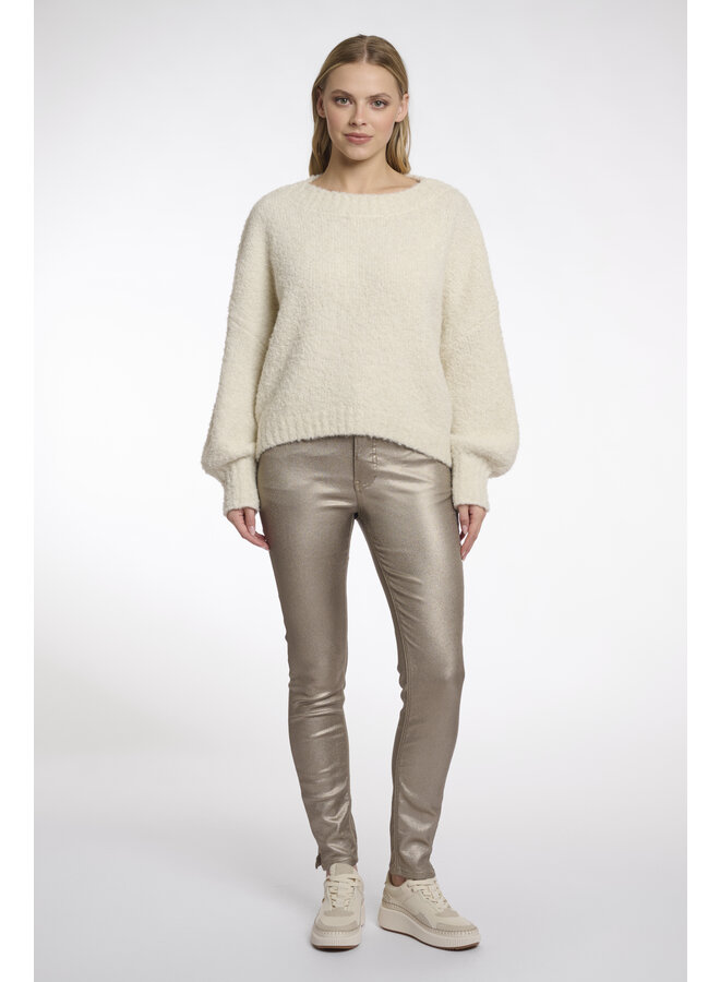 Lien.5002512 Rino en Pelle Wide fit sweater  Snow white
