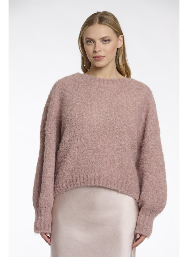 Lien.5002512 Rino en Pelle Wide fit sweater  Old pink