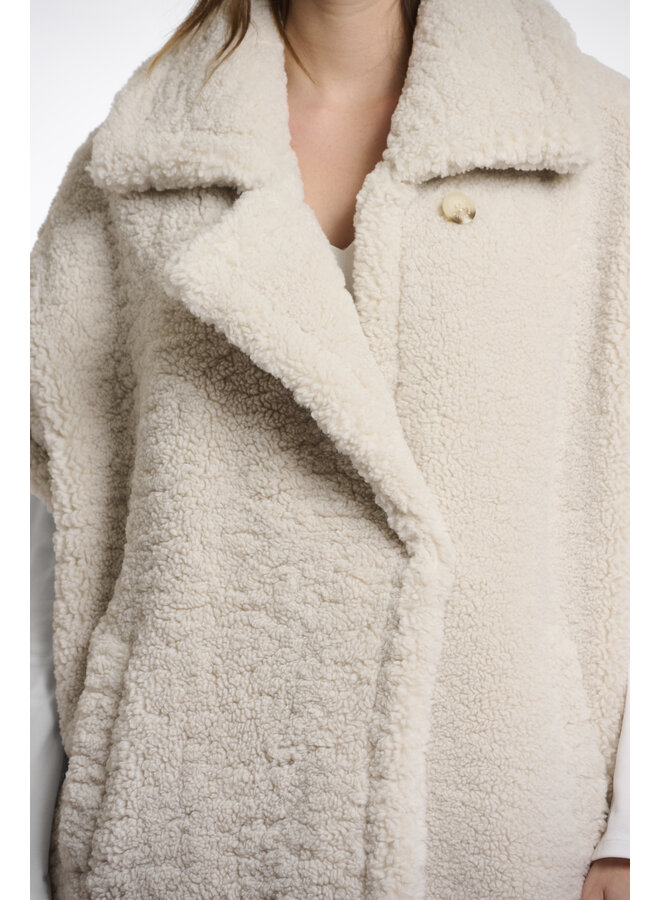 Luca.7002512 Rino en Pelle Teddy cape  Birch