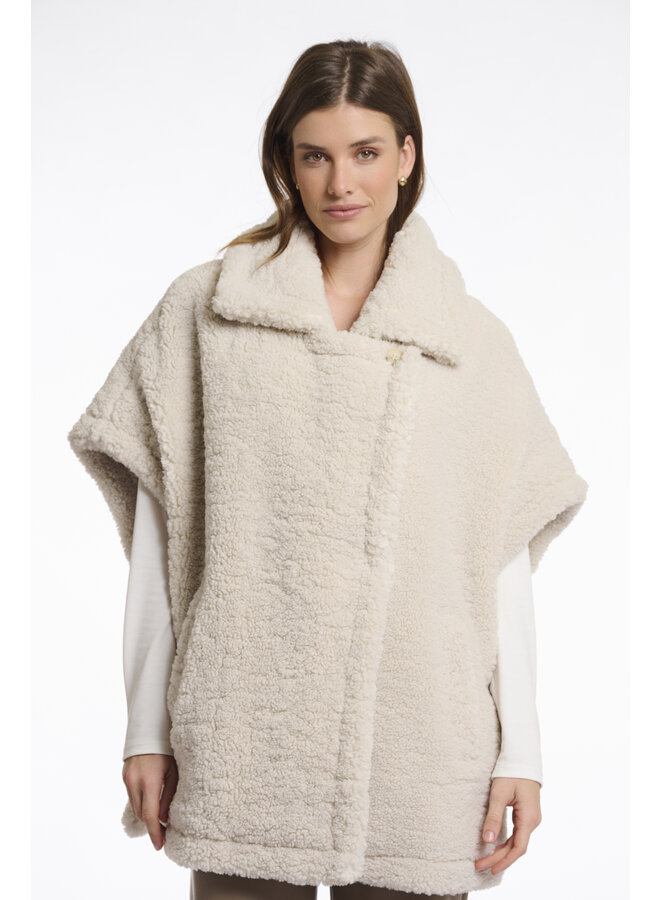 Luca.7002512 Rino en Pelle Teddy cape  Birch