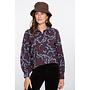 53757-20 625 Geisha Blouse print blue/burgundy
