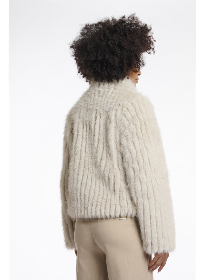Faith.7002511 Rino en Pelle Jacket with closure  Birch
