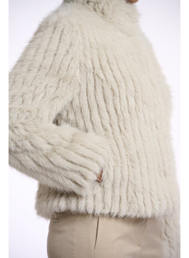 Faith.7002511 Rino en Pelle Jacket with closure  Birch