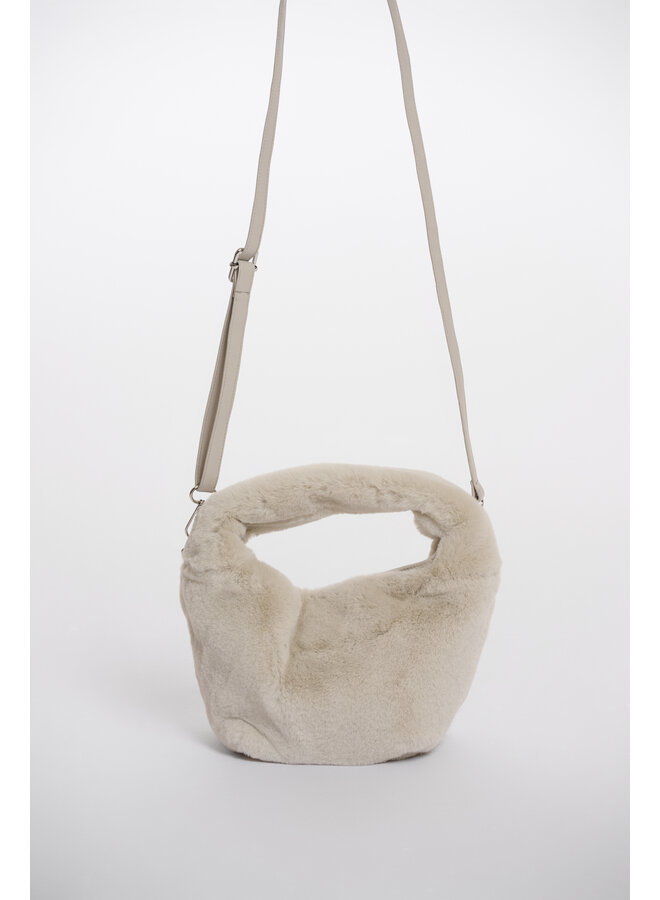 Cheryl.7002511 Rino & Pelle Small faux fur crossbody bag  Birch