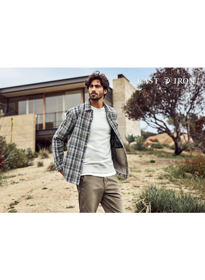 CSI2508205 9096 Cast Iron LONG SLEEVE SHIRT Heavy Check Stormy Weather